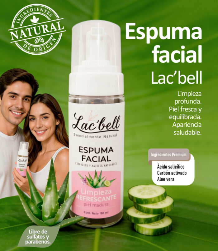 espumafacialred Limpieza profunda con Lacbell